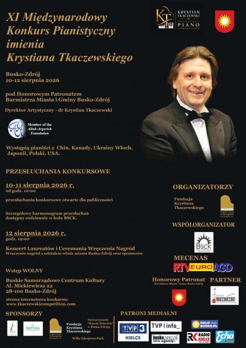 XI Mi�dzynarodowy Konkurs Pianistyczny im. Krystiana Tkaczewskiego wraca do Buska-Zdroju. Foto: 43284_konkurs_pianistyczny_tkaczewski.jpg 