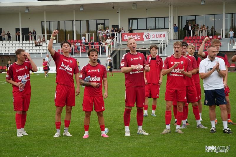 Trenerzy po meczu AKS 1947 Busko-Zdrój vs Wisłoka Dębica. Zobacz konferencję i kolejne zdjęcia z historycznej inauguracji (foto/video). Foto: 43300_inauguracja_3ligy_aks_wisloka107.JPG 