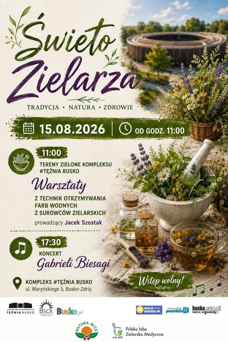 �wi�to Zielarza w Busku-Zdroju.  B�d� warsztaty, przemarsz i koncert. Foto: 43330_swieto_zielarza_teznia_busko.jpg 