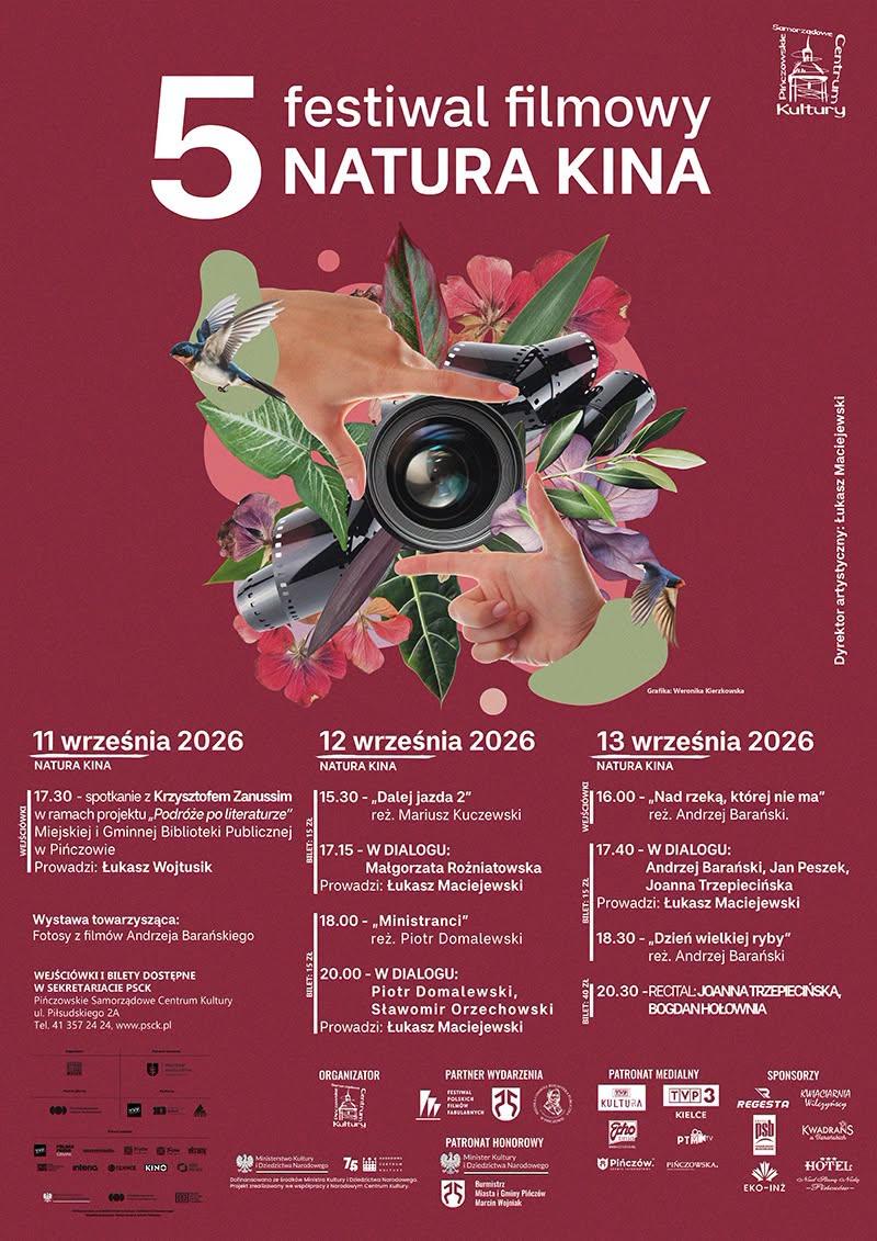 Festiwal Filmowy Natura Kina 2026 w Pi�czowie. Trzy dni z filmem, re�yserami i aktorami. Foto: 43351_natura_kina_pinczow.jpg 
