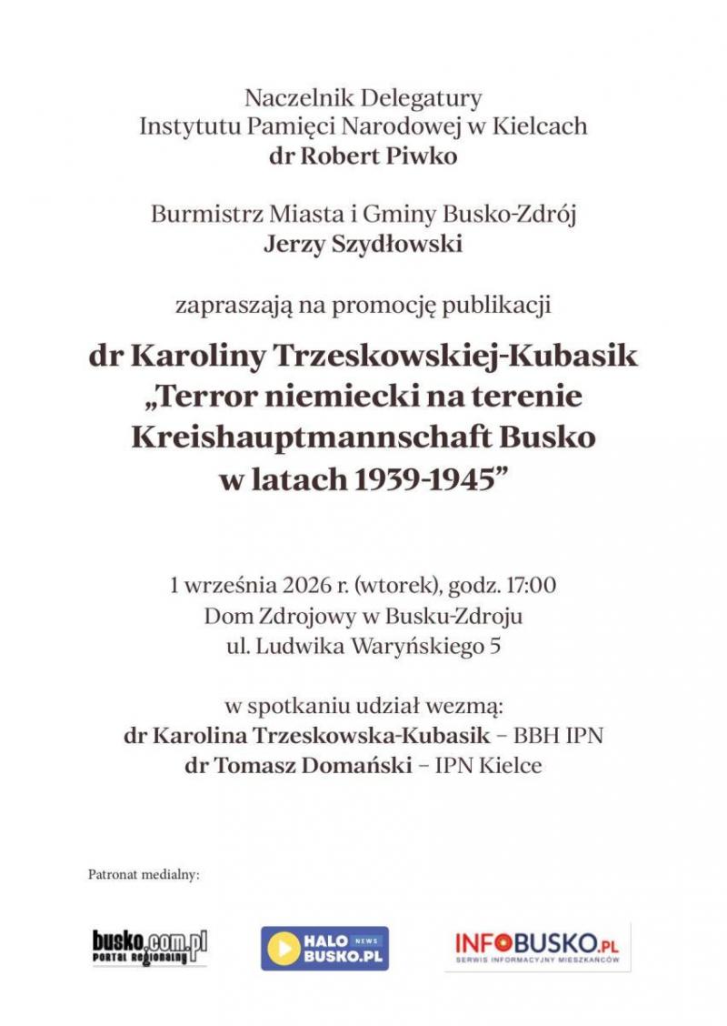 Nowe publikacje dr Karoliny Trzeskowskiej-Kubasik. Spotkania w Busku-Zdroju i Pi�czowie. Foto: 43424_trzeskowska_kubasik_busko.jpg 