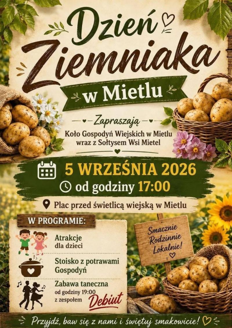 Dzie� Ziemniaka w Mietlu. B�d� lokalne potrawy, atrakcje dla dzieci i zabawa taneczna. Foto: 43471_swieto_ziemniaka_mietel.jpg 