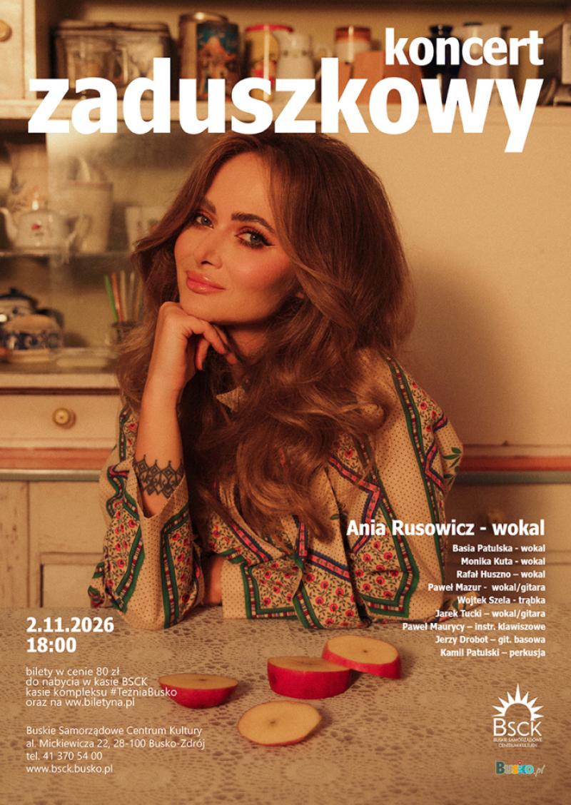 Ania Rusowicz wyst�pi w Busku-Zdroju. To b�dzie wyj�tkowy Koncert Zaduszkowy. Foto: 43489_zaduszkowy_rusowicz_ania.jpg 
