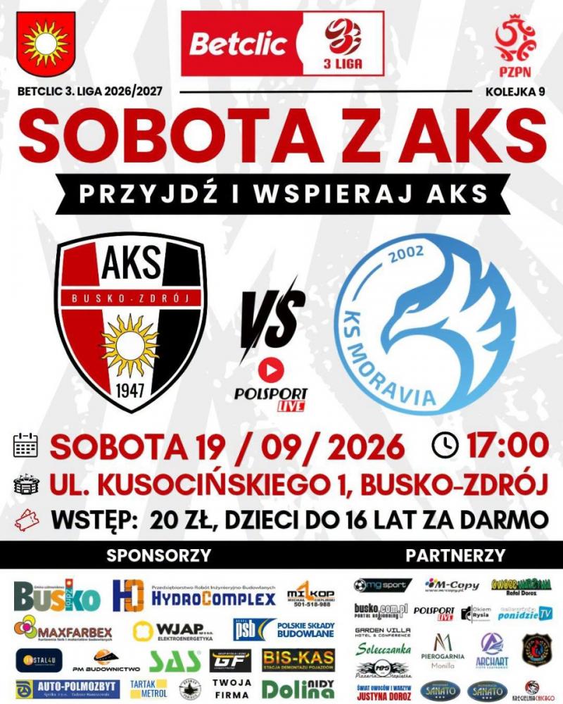AKS 1947 Busko-Zdr�j przegra� w Lubaczowie. Teraz czas na derby z Moravi� Morawica. Foto: 43518_aks_morawica.jpg 
