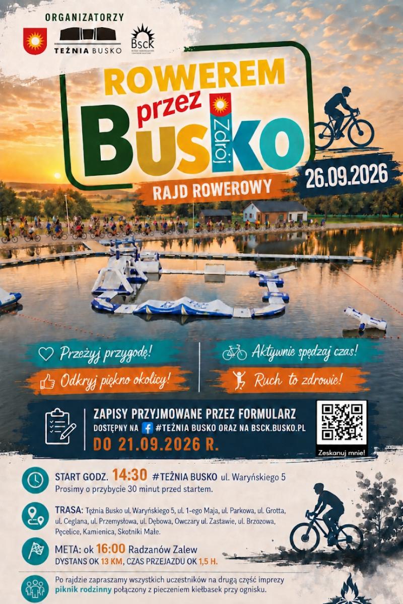 Rowerem przez Busko-Zdr�j. Rajd na zako�czenie sezonu ju� 26 wrze�nia. Foto: 43528_rajd_rowerowy.jpg 
