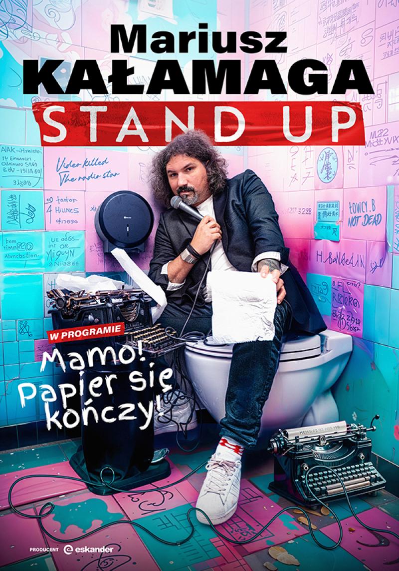 Mariusz Ka�amaga na �ywo w Busku-Zdroju. Stand-up 'Mamo! Papier si� ko�czy!'. Foto: 43549_stand_up.jpg 