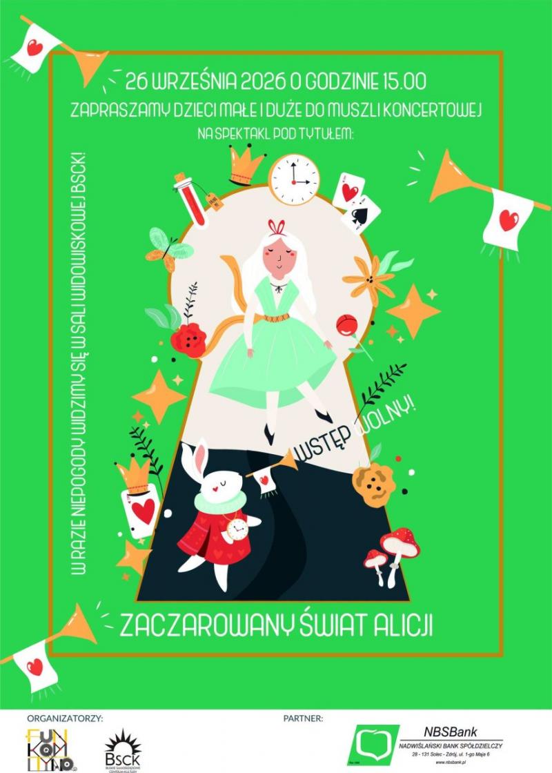 Zaczarowany �wiat Alicji w Busku-Zdroju. Bezp�atny spektakl dla dzieci. Foto: 43586_bsck_zaczarowany_swiat_alicji.jpg 