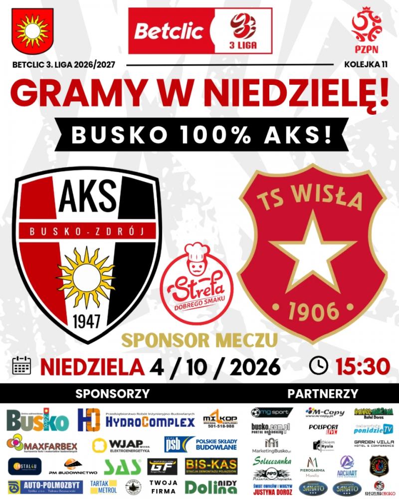 AKS 1947 Busko-Zdr�j wygra� w Pucharze Polski. W niedziel� wa�ny mecz z Wis�� Krak�w II. Foto: 43642_mecz_aks_wisla.jpg 