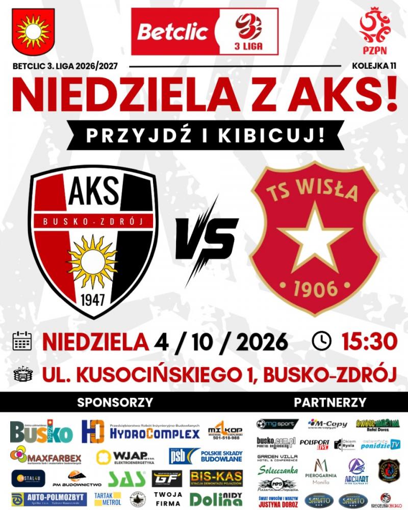 AKS Busko-Zdrój zagra z Wisłą II Kraków. Mecz 4 października w Busku-Zdroju (foto 1) AKS Busko-Zdrój zagra z Wisłą II Kraków. Mecz 4 października w Busku-Zdroju. Foto: 43602_mecz_aks_wisla.jpg
